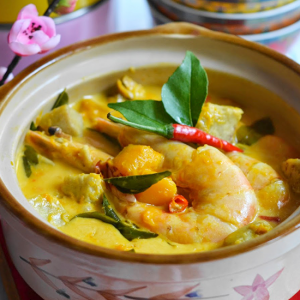 Clay Pot Curry Prawn